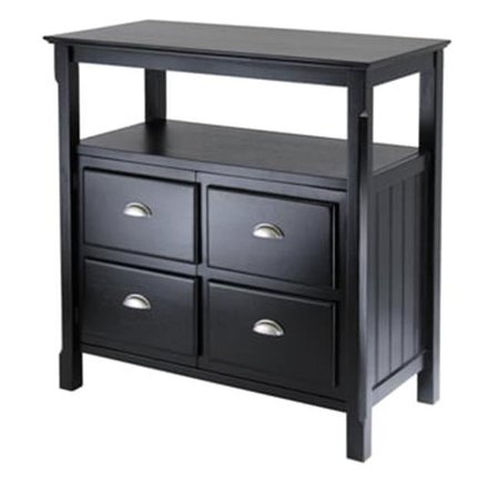 DOBA-BNT Timber Buffet Table - Black SA587945